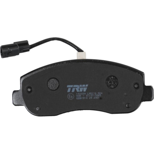 Bremsbelagsatz Scheibenbremse Trw GDB1910 Cotec f&uuml;r Vauxhall Nissan Opel Renault