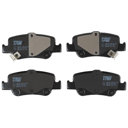 Bremsbelagsatz Scheibenbremse Trw GDB3480 Cotec f&uuml;r Toyota Hinterachse