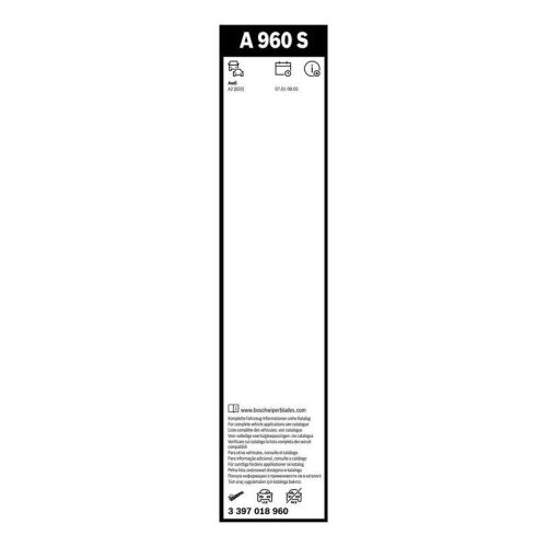 Wischblatt Bosch 3397018960 Aerotwin für VW Seitlicher Einbau Vorne