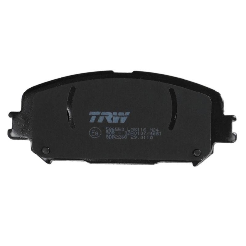 Bremsbelagsatz Scheibenbremse Trw GDB2268 f&uuml;r Renault Vorderachse