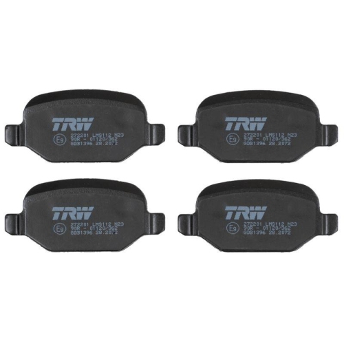 Bremsbelagsatz Scheibenbremse Trw GDB1396 Cotec f&uuml;r Alfa Romeo Fiat Lancia