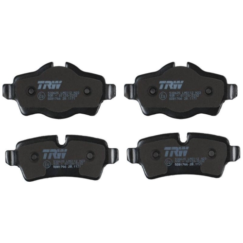 Brake Pad Set Disc Brake Trw GDB1766 Cotec for Mini Bmw Rear Axle