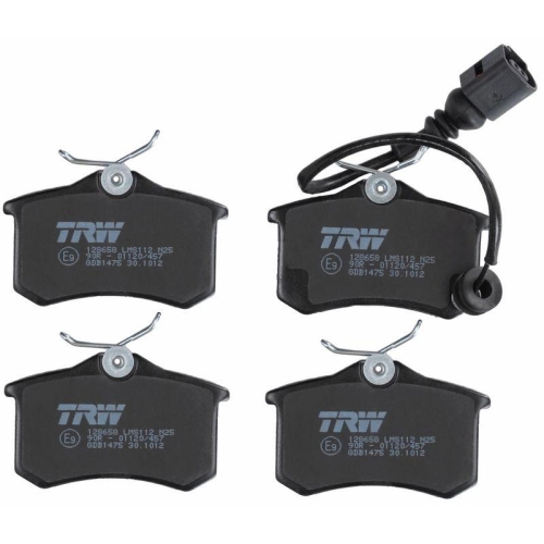 Bremsbelagsatz Scheibenbremse Trw GDB1475 Cotec f&uuml;r Seat Skoda VW Audi