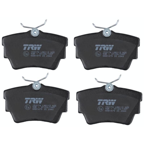 Bremsbelagsatz Scheibenbremse Trw GDB1479 Cotec f&uuml;r Vauxhall Nissan Opel Renault