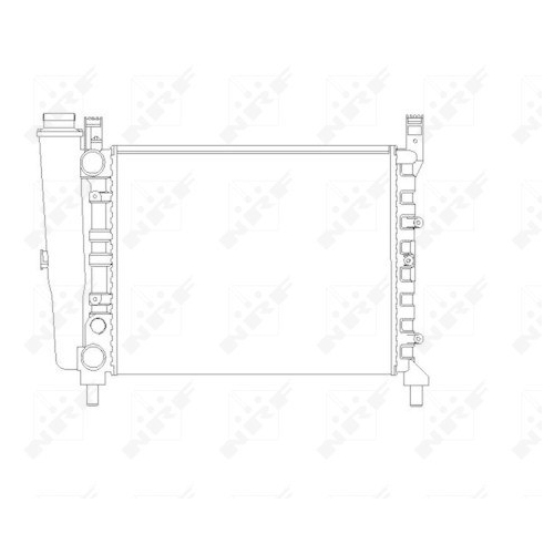 K&uuml;hler Motork&uuml;hlung Nrf 54680 f&uuml;r Fiat