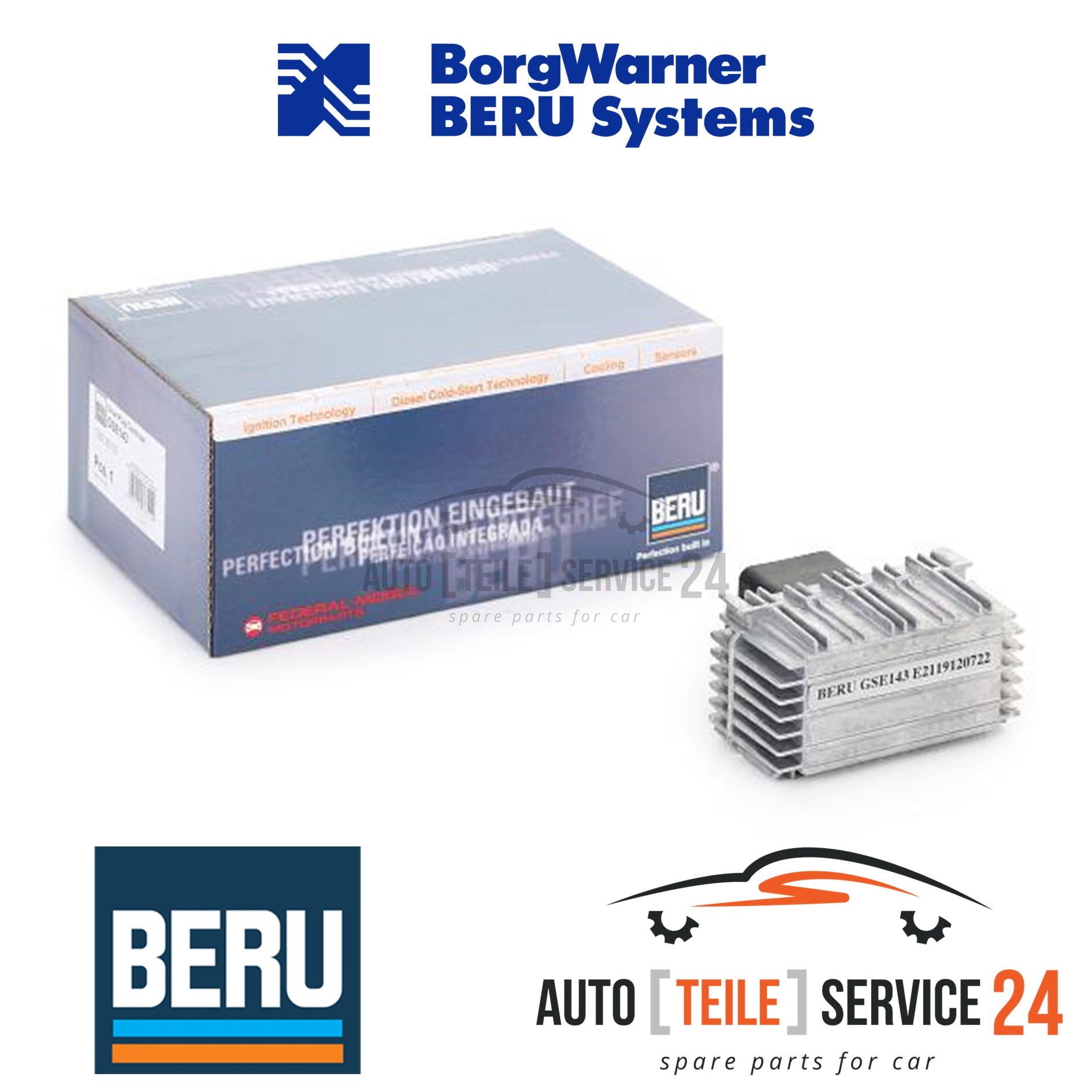 Steuerger&auml;t Gl&uuml;hzeit Borgwarner (beru) GSE143 f&uuml;r Opel Vauxhall General Motors