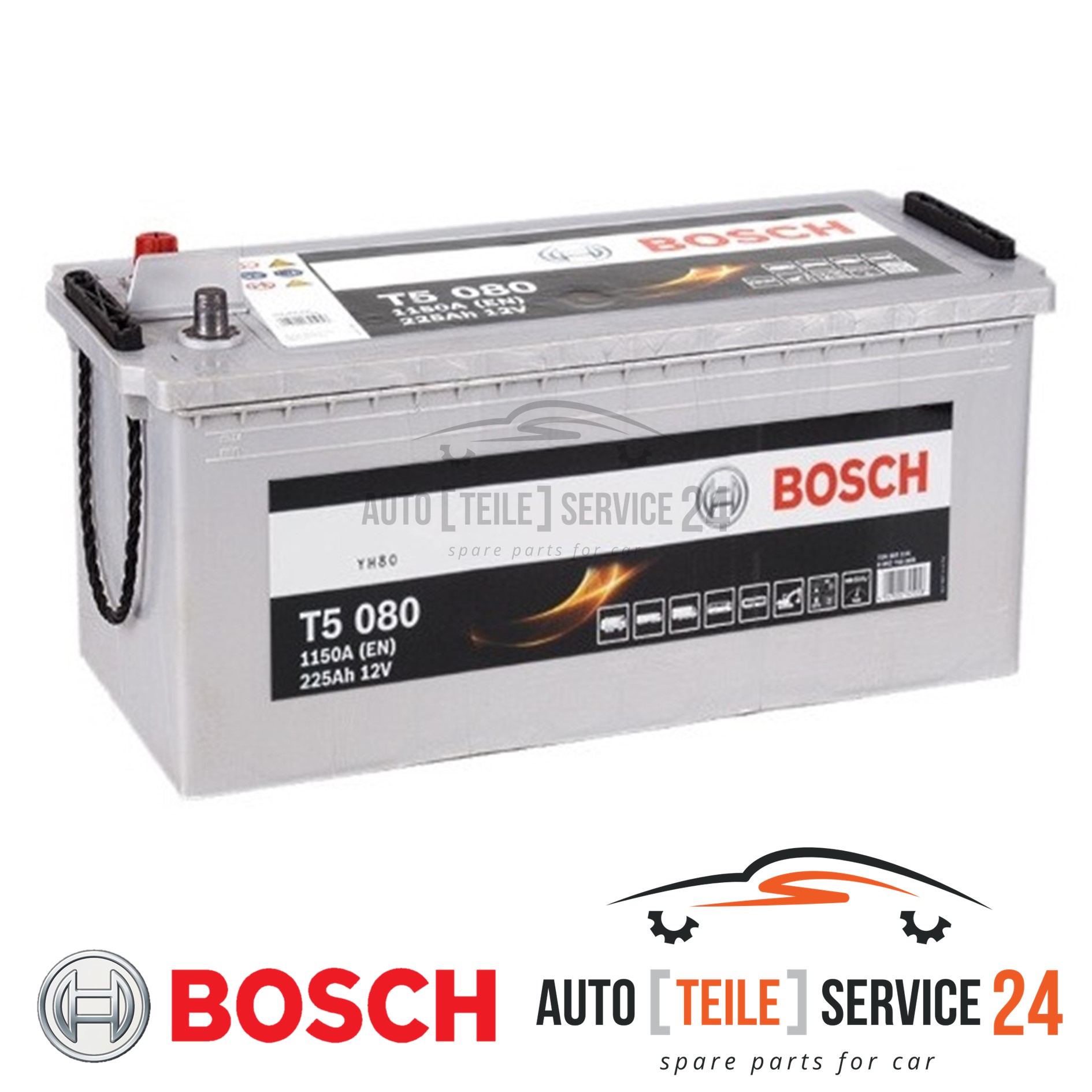 Starterbatterie Bosch 0092T50800 T5 für Daf Iveco Kässbohrer Leyland Man Renault