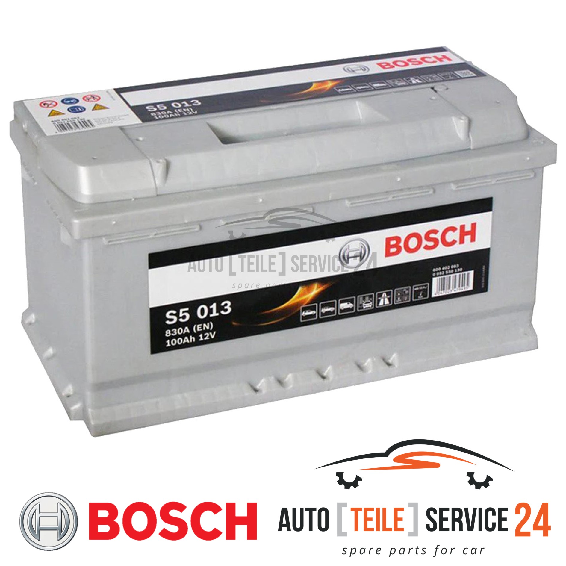 Starterbatterie Bosch 0092S50130 S5 f&uuml;r Alfa Romeo Audi Bmw Chrysler Citro&euml;n Daf