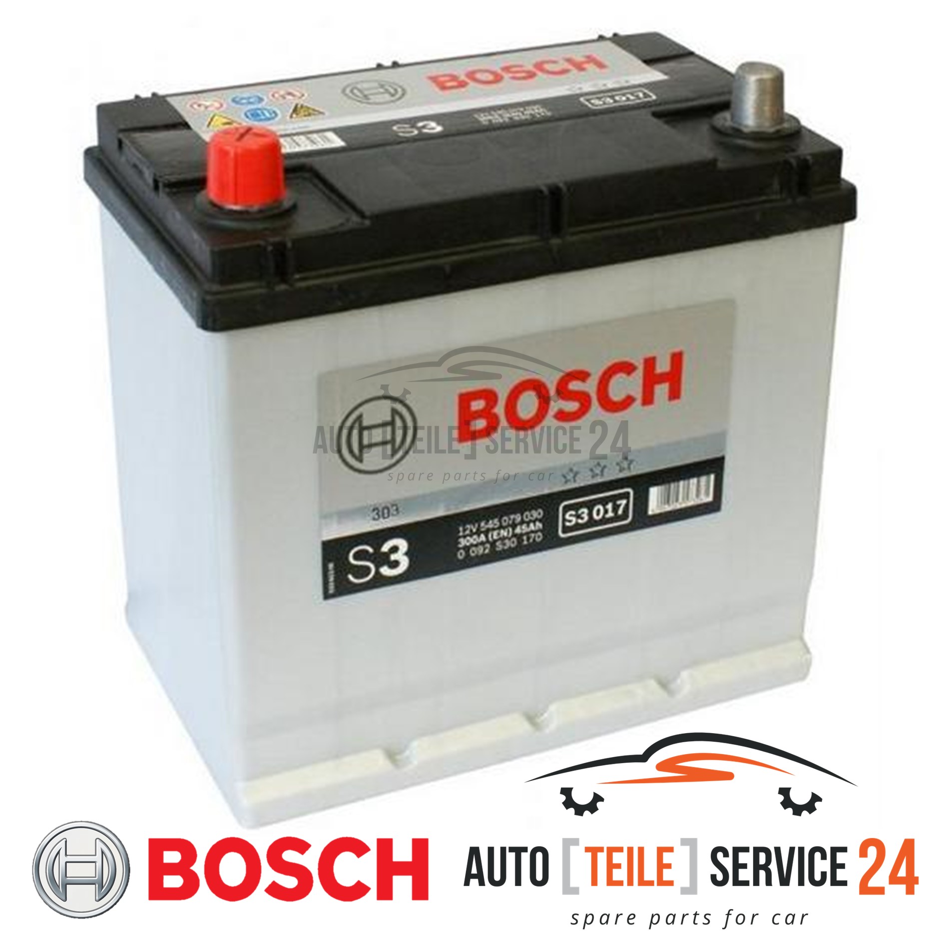 Starterbatterie Bosch 0092S30170 S3 für Fiat Ford Honda Rover Suzuki Talbot