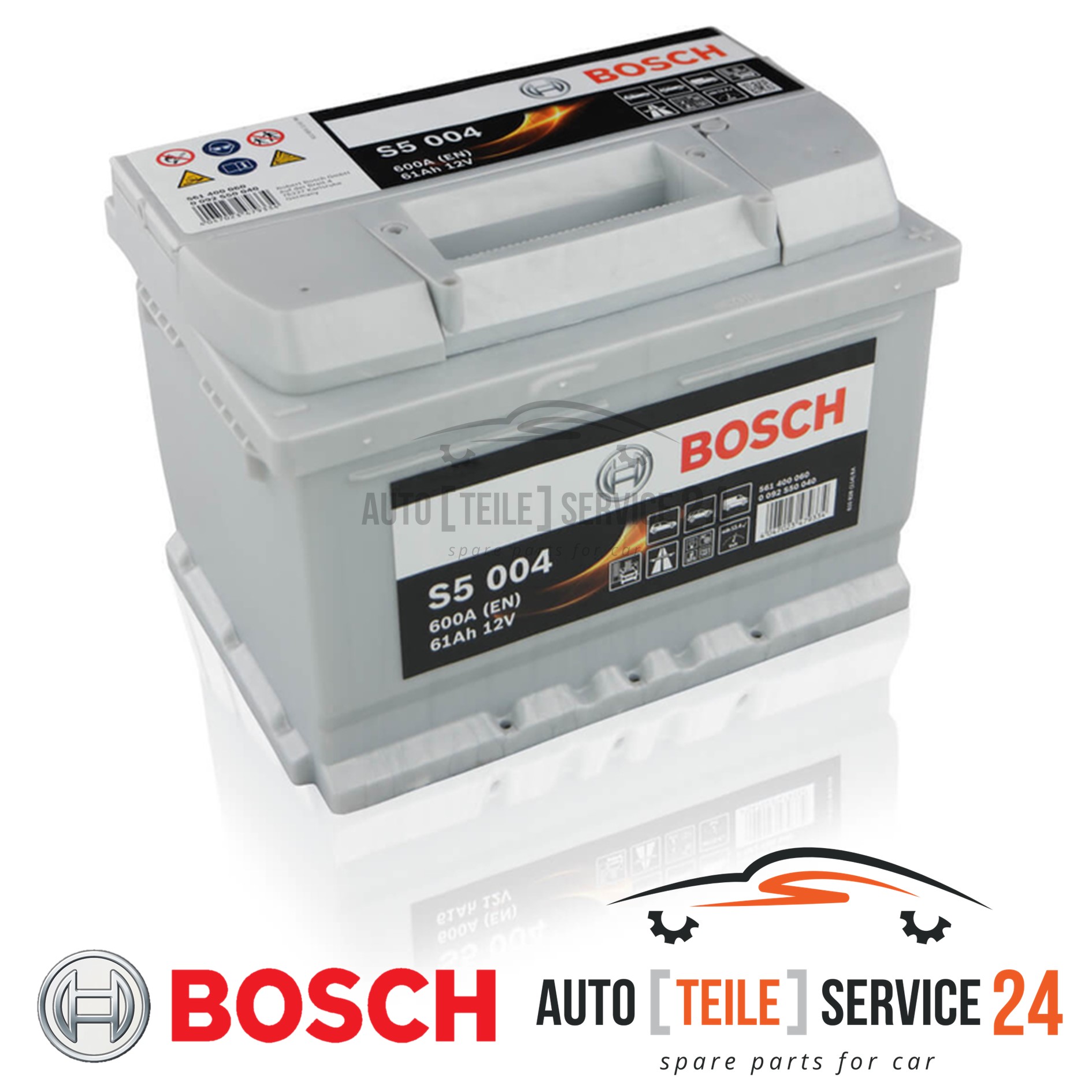Starterbatterie Bosch 0092S50040 S5 für Alfa Romeo Audi Bmw Chrysler Daf Fiat VW