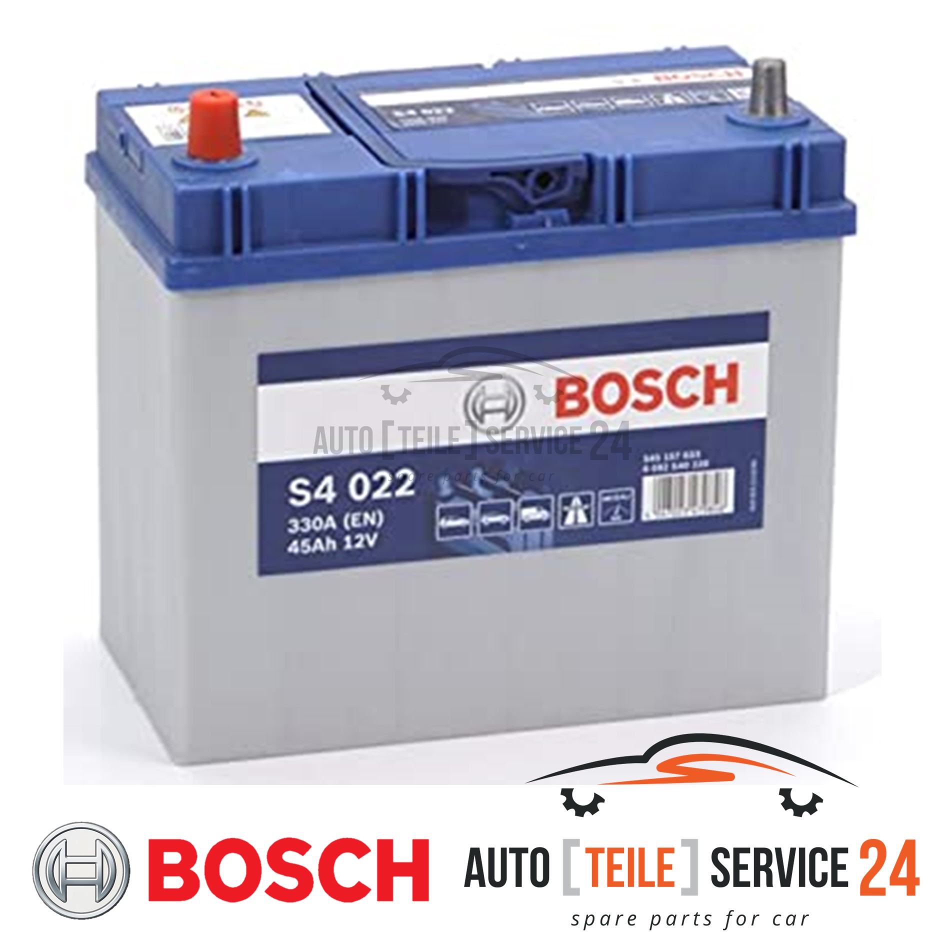 Starterbatterie Bosch 0092S40220 S4 für Daihatsu Honda Nissan Toyota