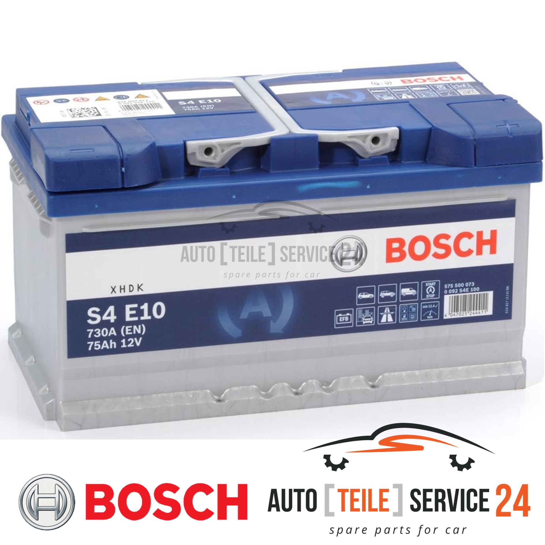 Starter Battery Bosch 0092S4E100 S4e Efb for Ford Panther