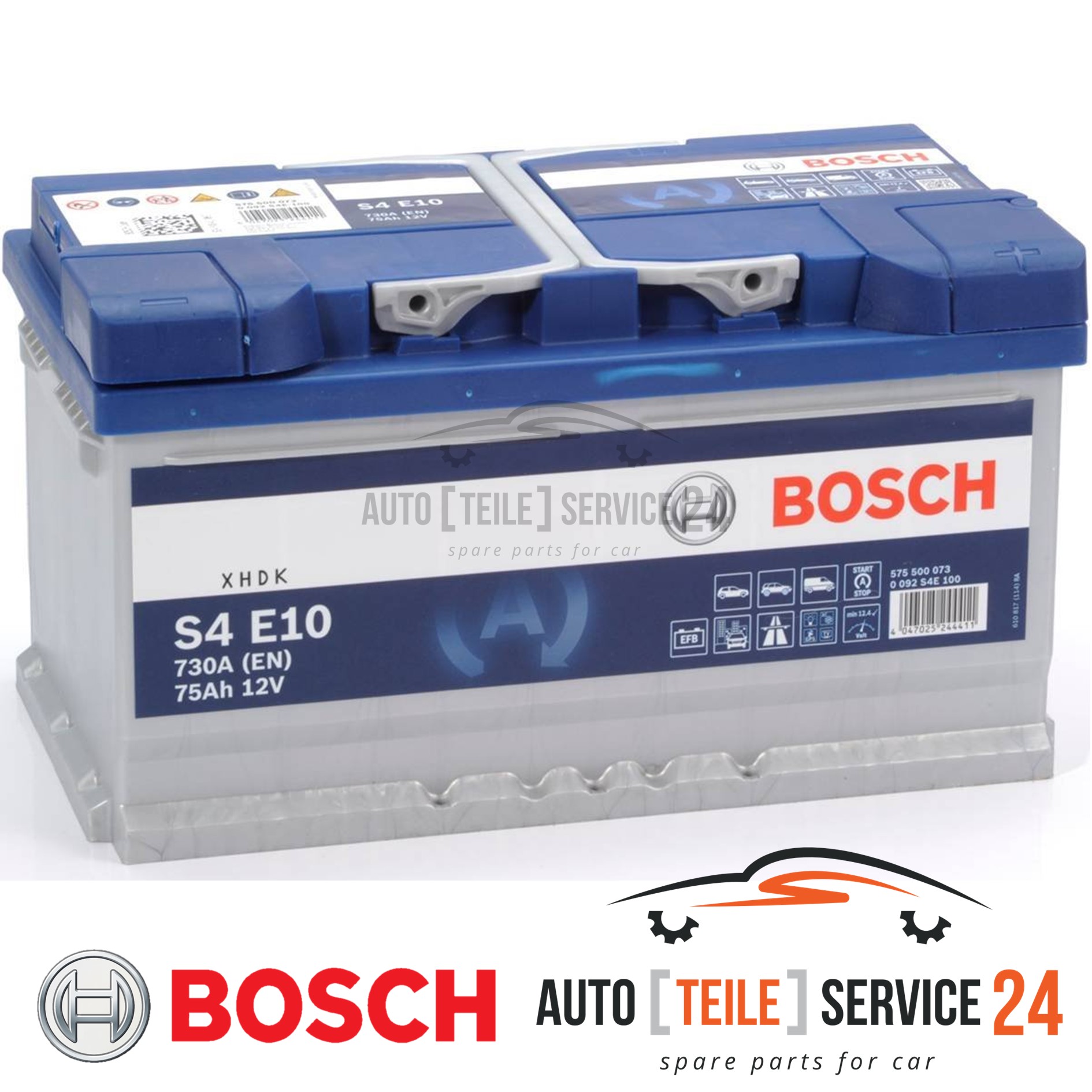 Starterbatterie Bosch 0092S4E100 S4e Efb für Ford