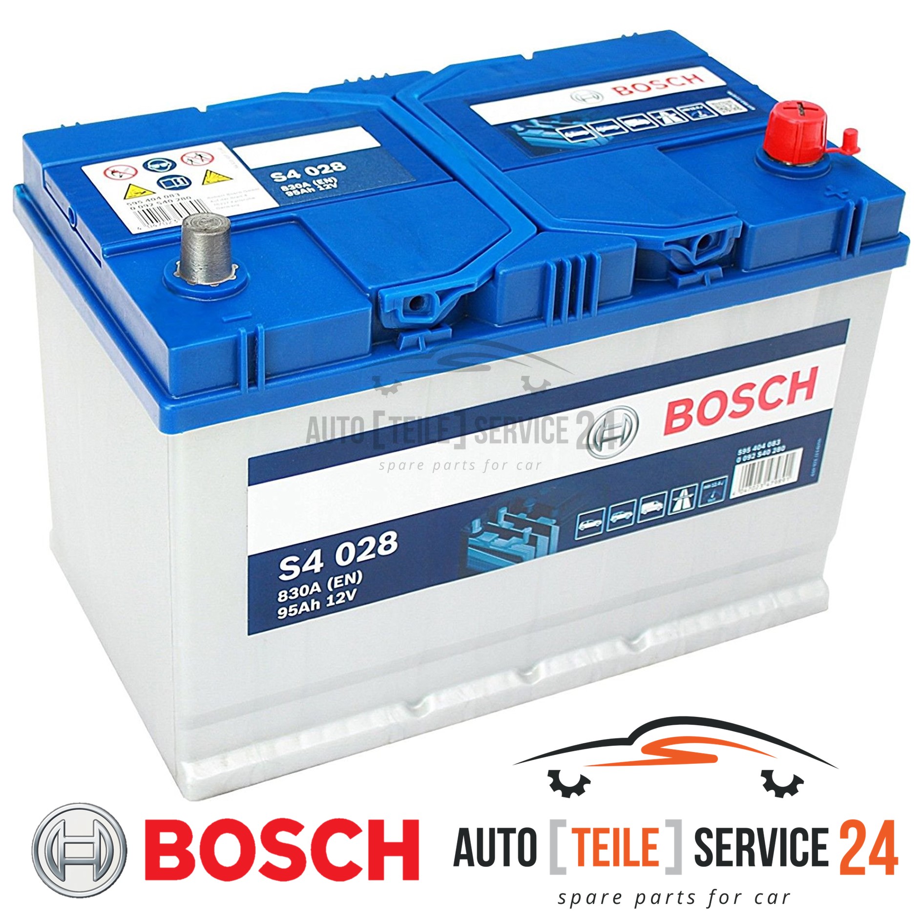 Starter Battery Bosch 0092S40280 S4 for Citroën Daf Ford Mercedes Benz Peugeot