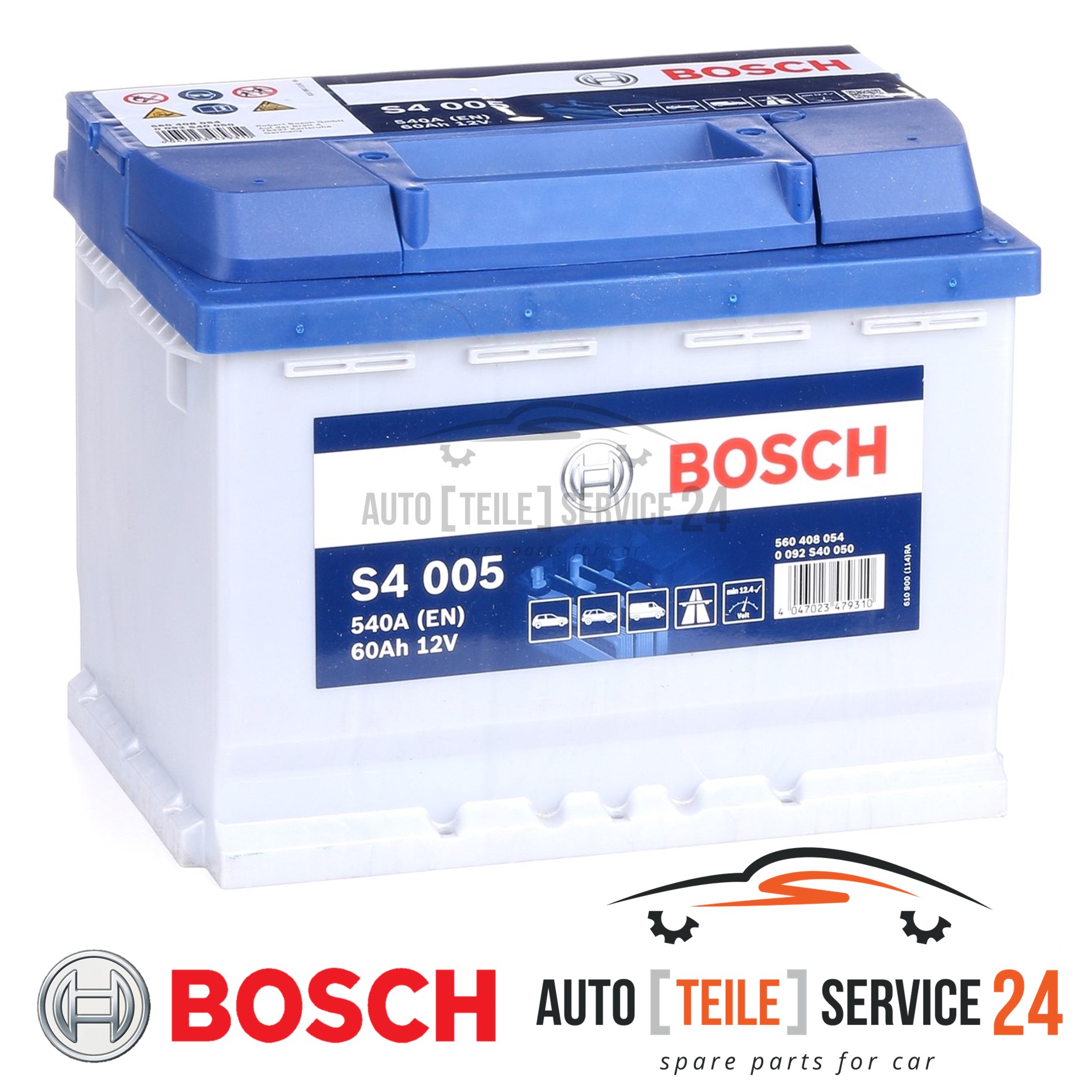 Batteria Avviamento Bosch 0092S40050 S4 per Alfa Romeo Audi Austin Auwärter Awd