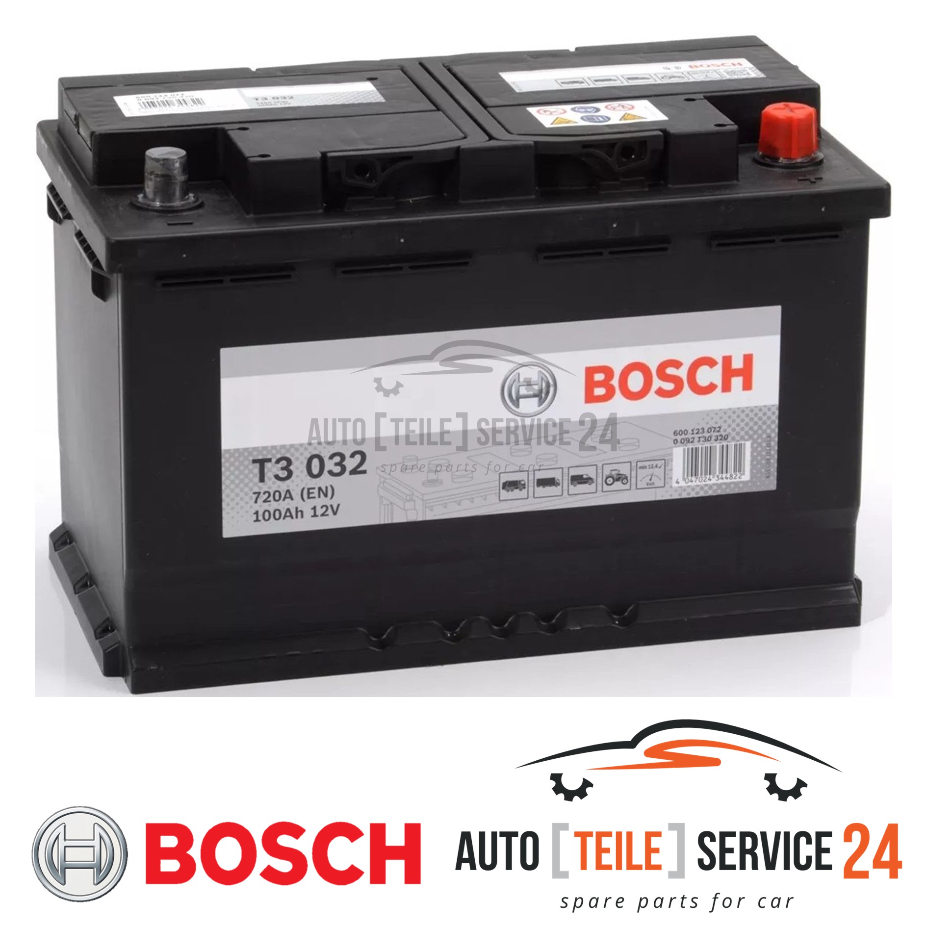 Starterbatterie Bosch 0092T30320 T3 f&uuml;r Fiat Mercedes Benz Mercedes Benz
