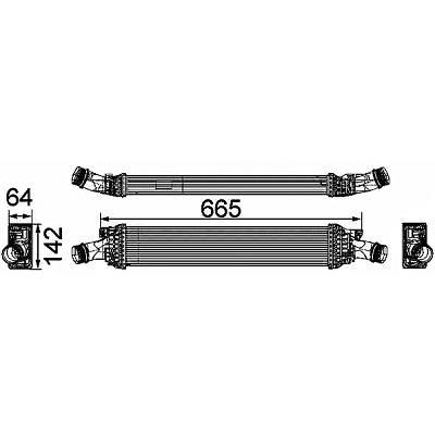 Charge Air Cooler Diederichs DCA1061 Diederichs Climate for Audi