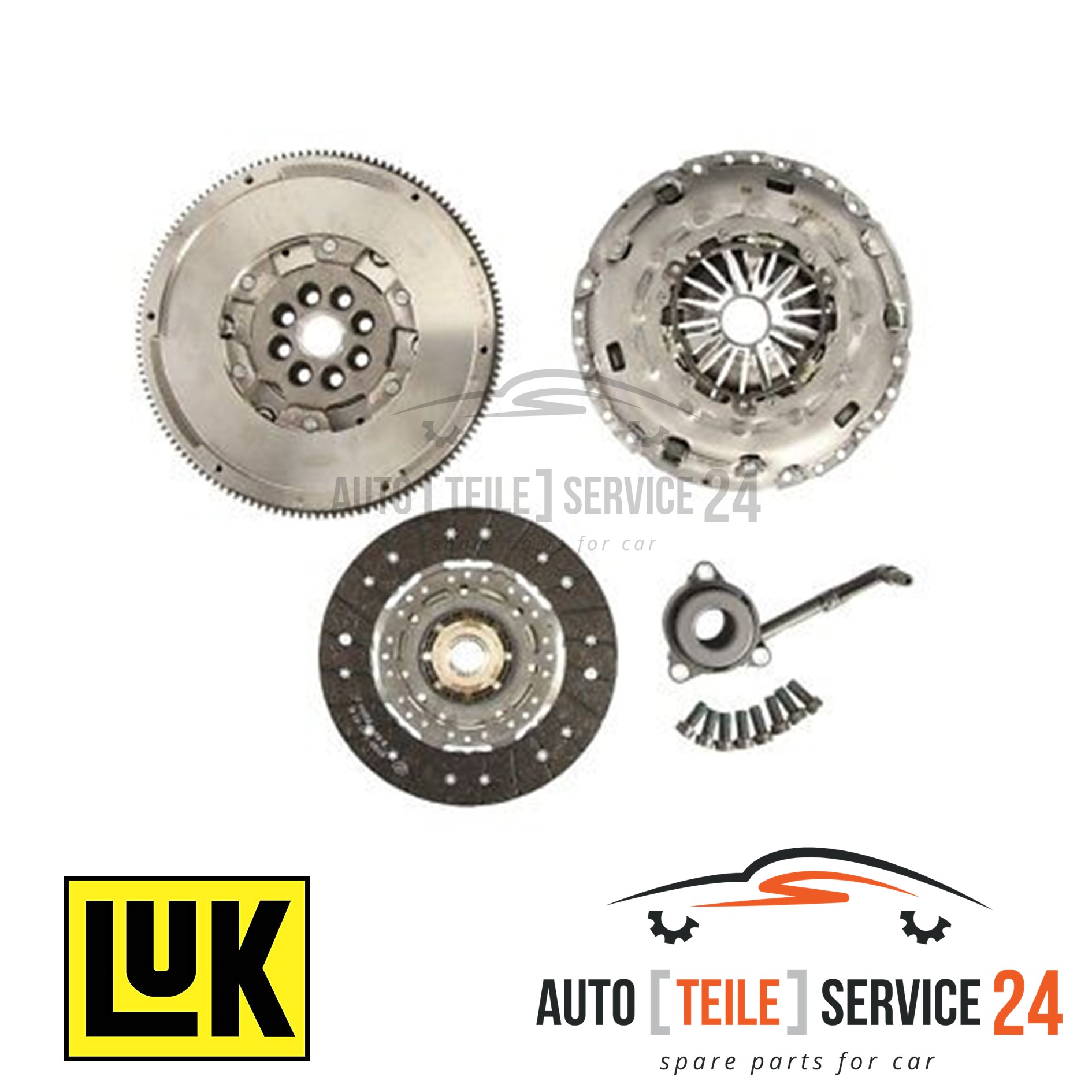 Kupplungssatz Schaeffler Luk 600 0125 00 Luk Repset Dmf f&uuml;r VW