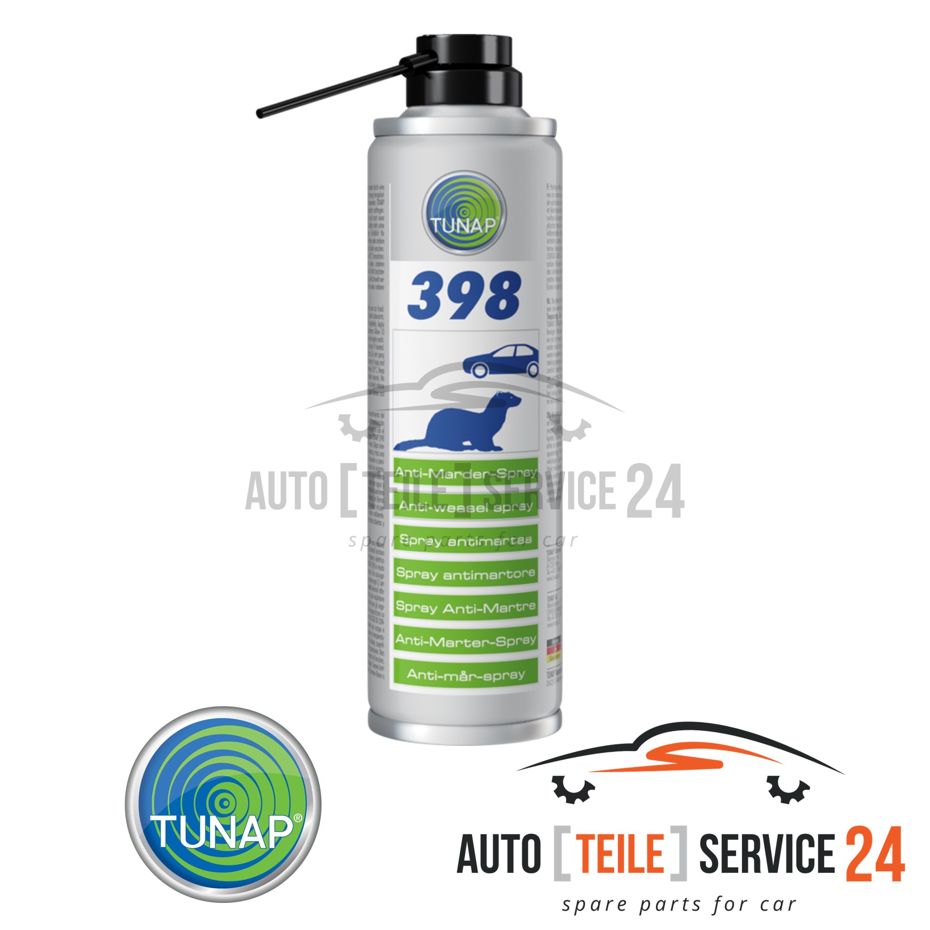 398 Protezione anti roditore Tunap 1x repellente 250 ml