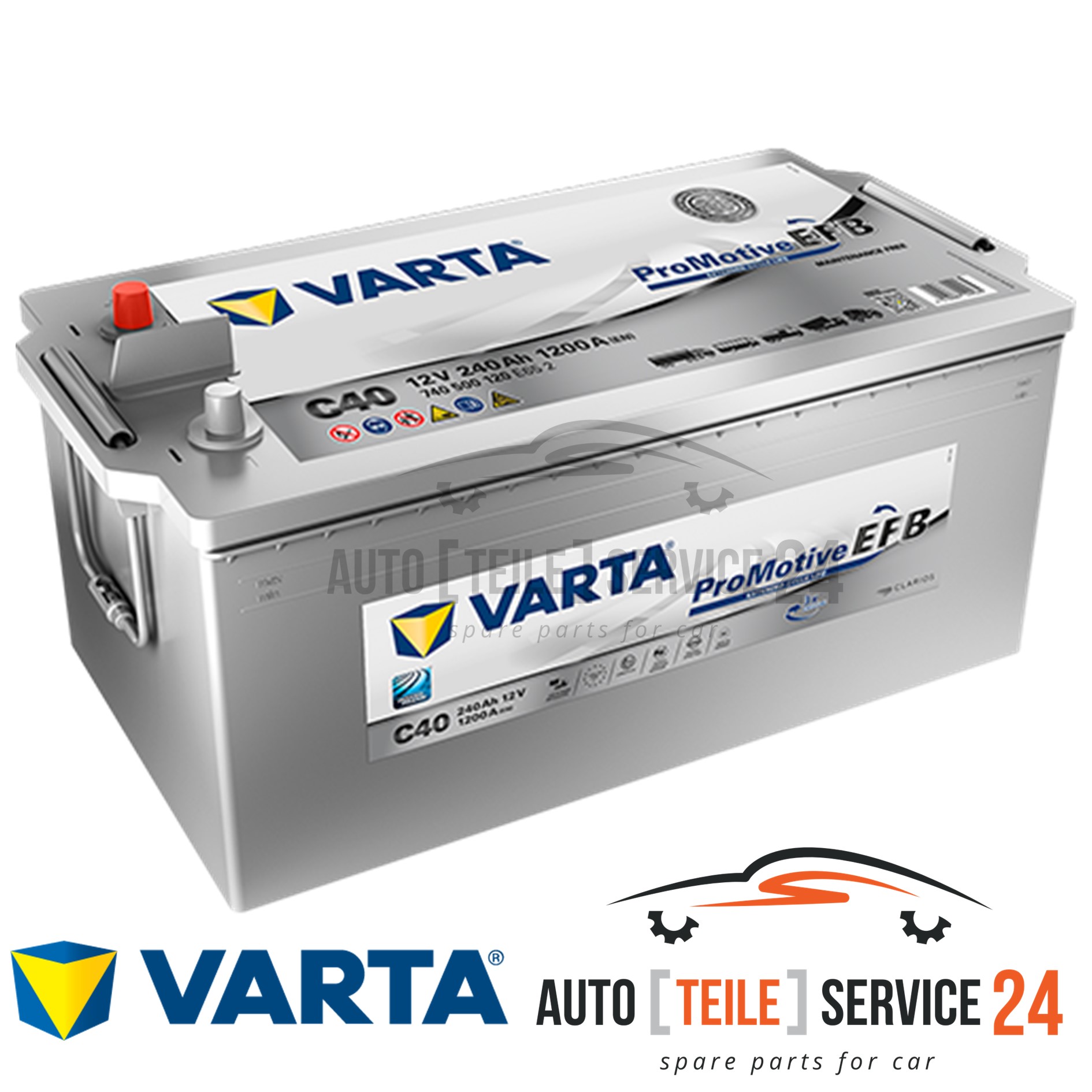 Starterbatterie Varta 740500120E652 Promotive Efb für Daf Man Mercedes Benz