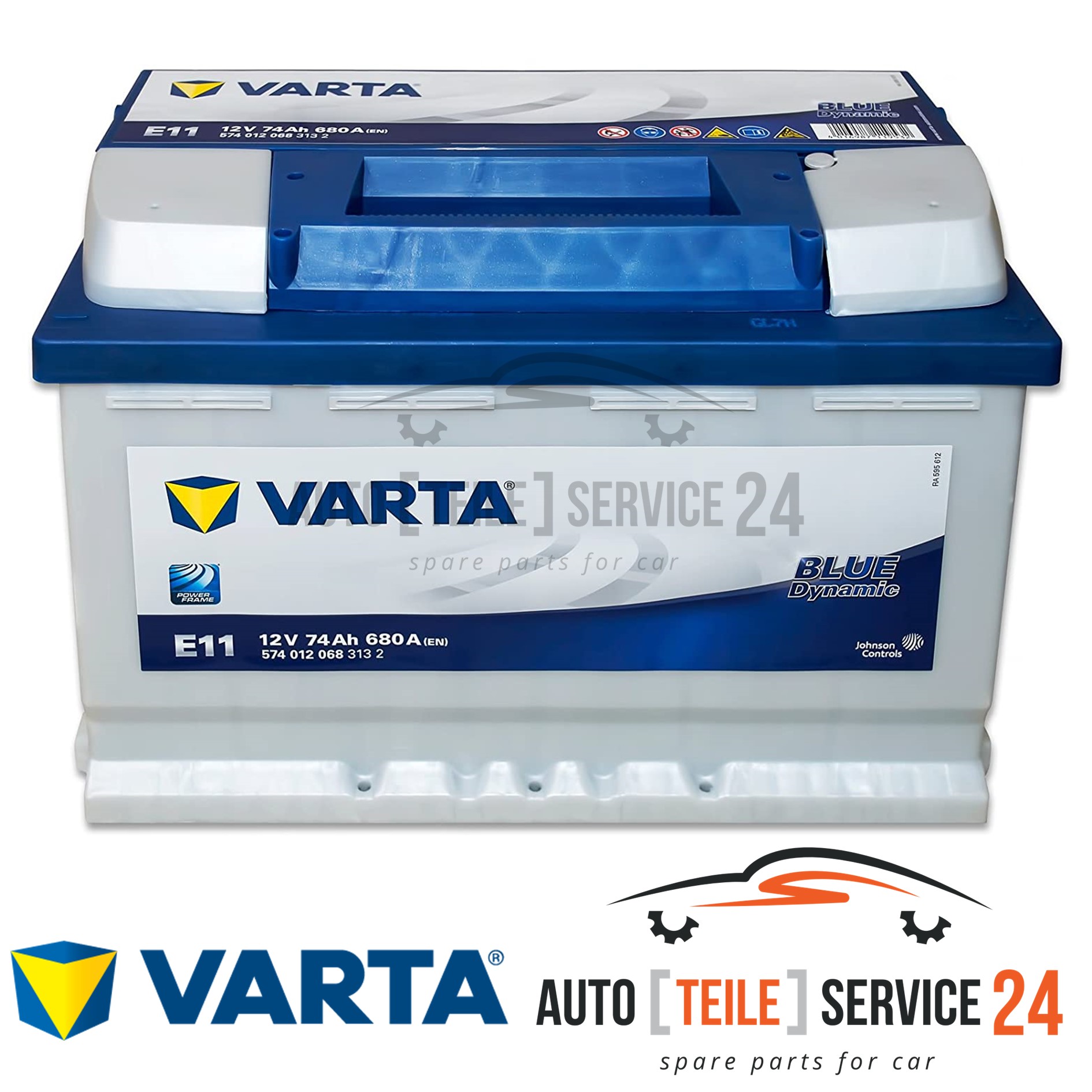 Batteria Avviamento Varta 5740120683132 Blue Dynamic per Audi Barreiros Bmw Fiat