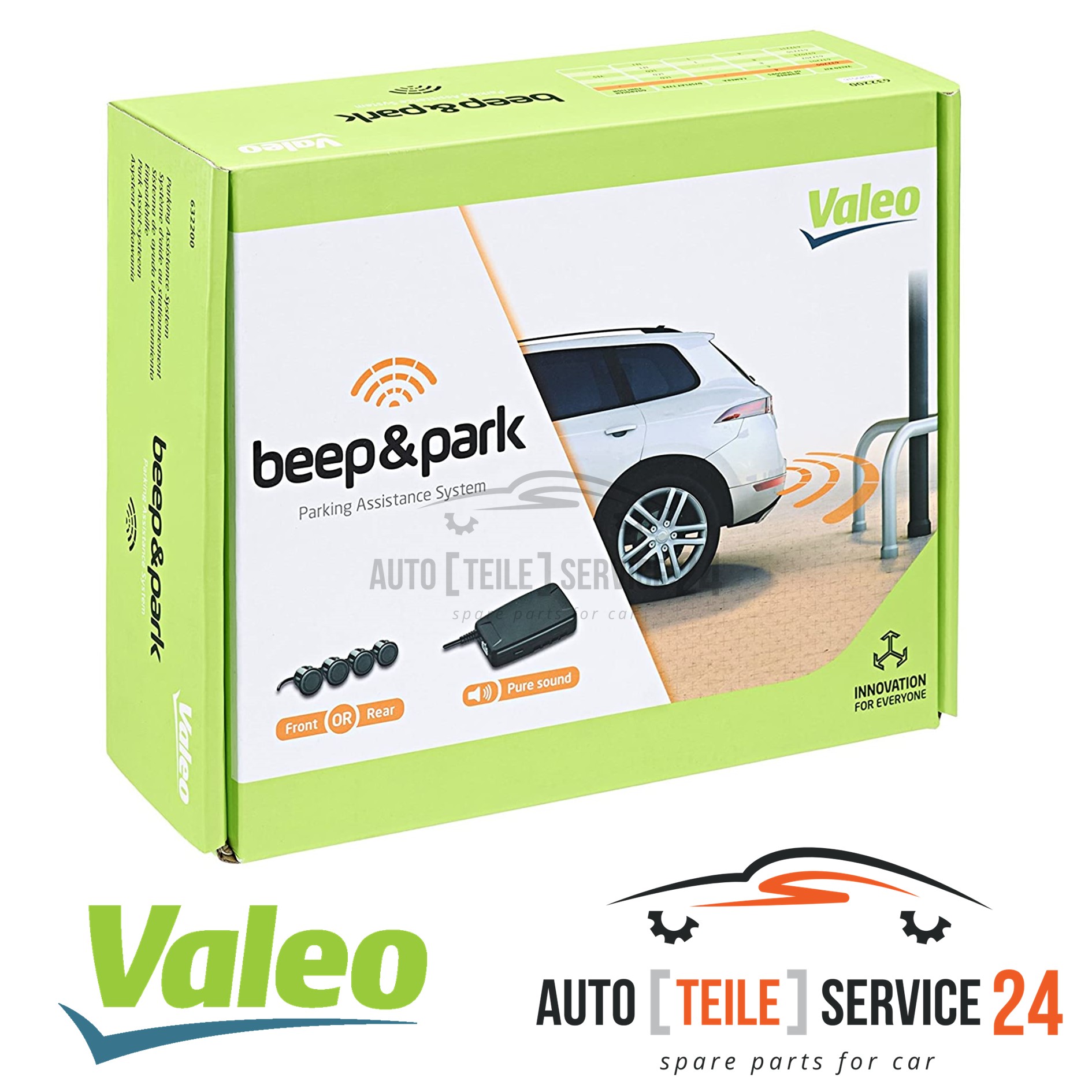 Nachr&uuml;stsatz Einparkhilfe Valeo 632200 f&uuml;r Hinten Vorne